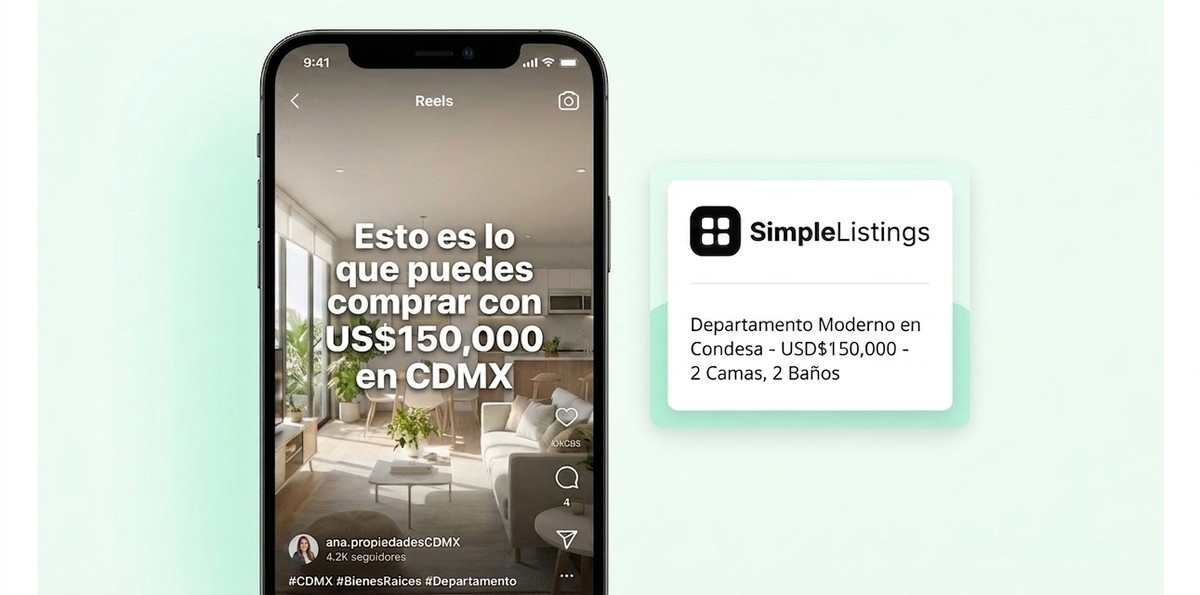 25 hooks para Reels y TikTok de agentes inmobiliarios en 2026