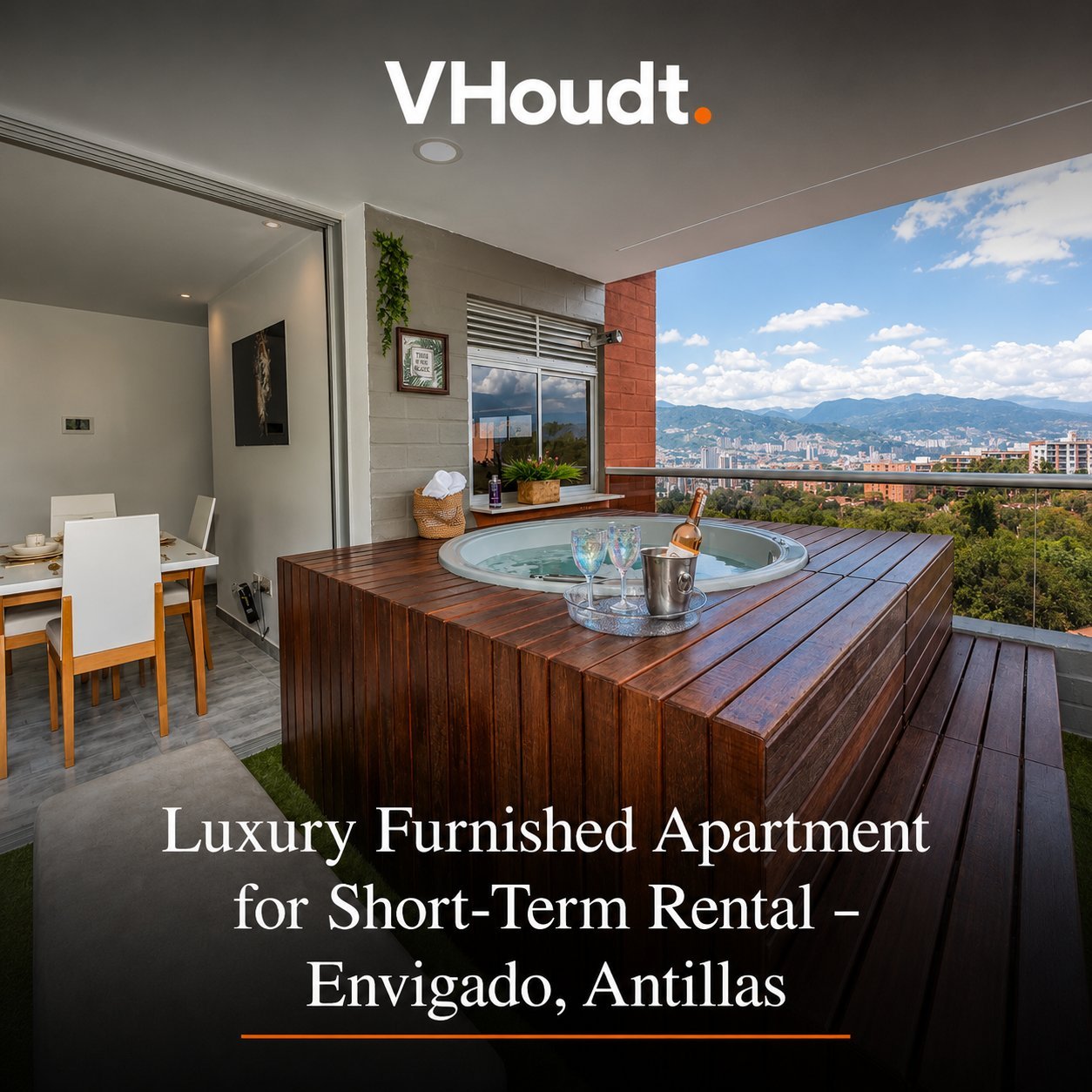 Luxury Furnished Apartment for Short-Term Rental – Envigado, Antillas