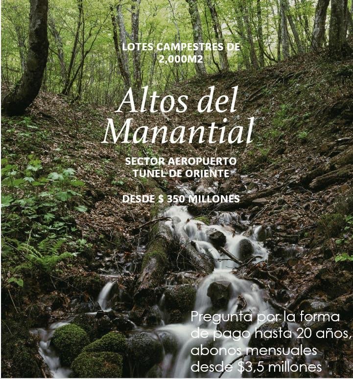 Se venden Lotes en altos de manantial y Ciprés a 7 min del Túnel  - Image 1