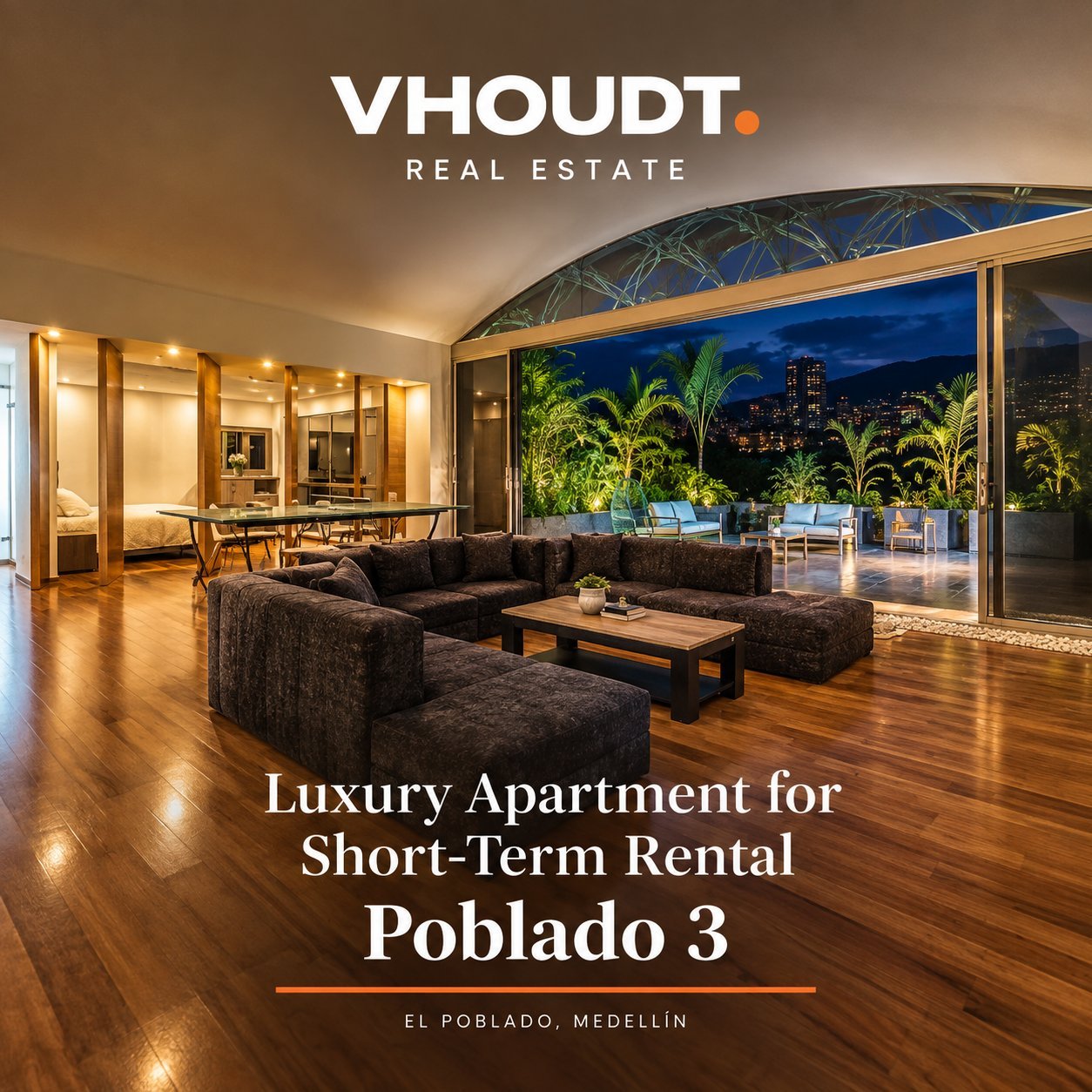 Luxury Apartment for Short-Term Rental – Poblado 3