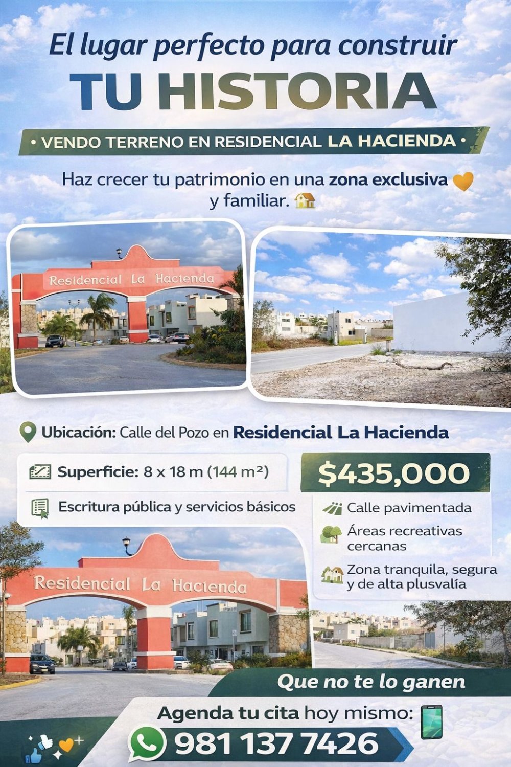 Terreno Exclusivo en Residencial La Hacienda - Image 1