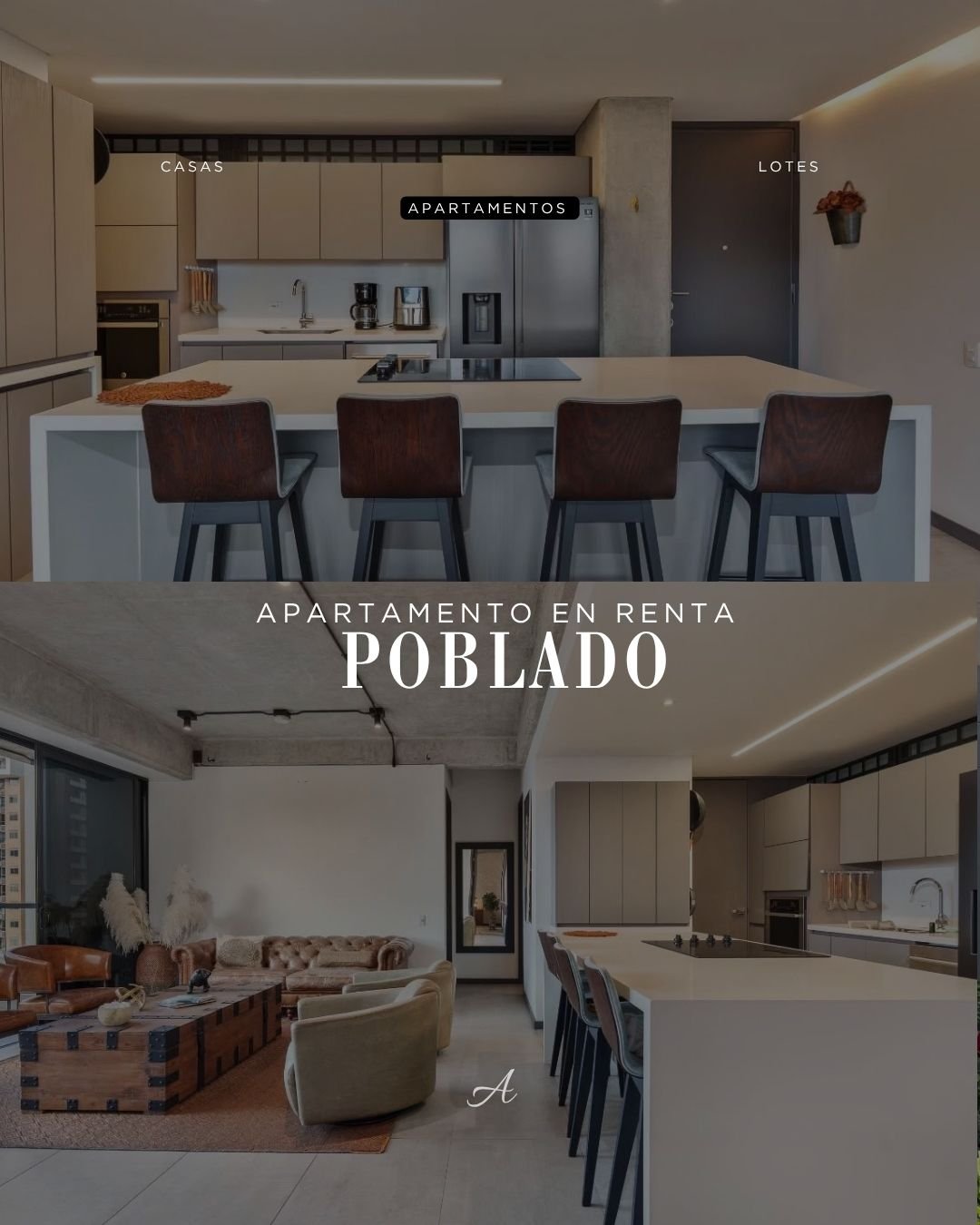 Exclusiva Apartamento de lujo en Renta Dotado en el poblado  — 1