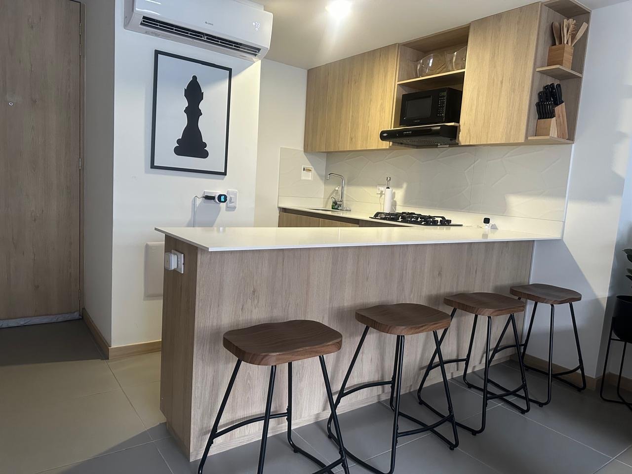 Apartamento completamente amoblado en La Guayabal  — 2