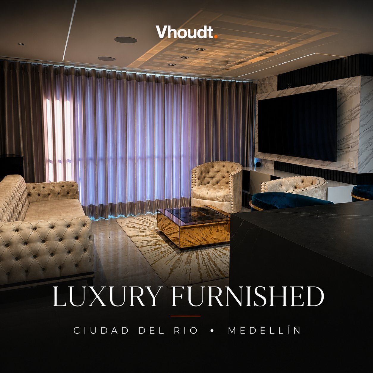 Modern Furnished 3BR Apartment – Ciudad del Río