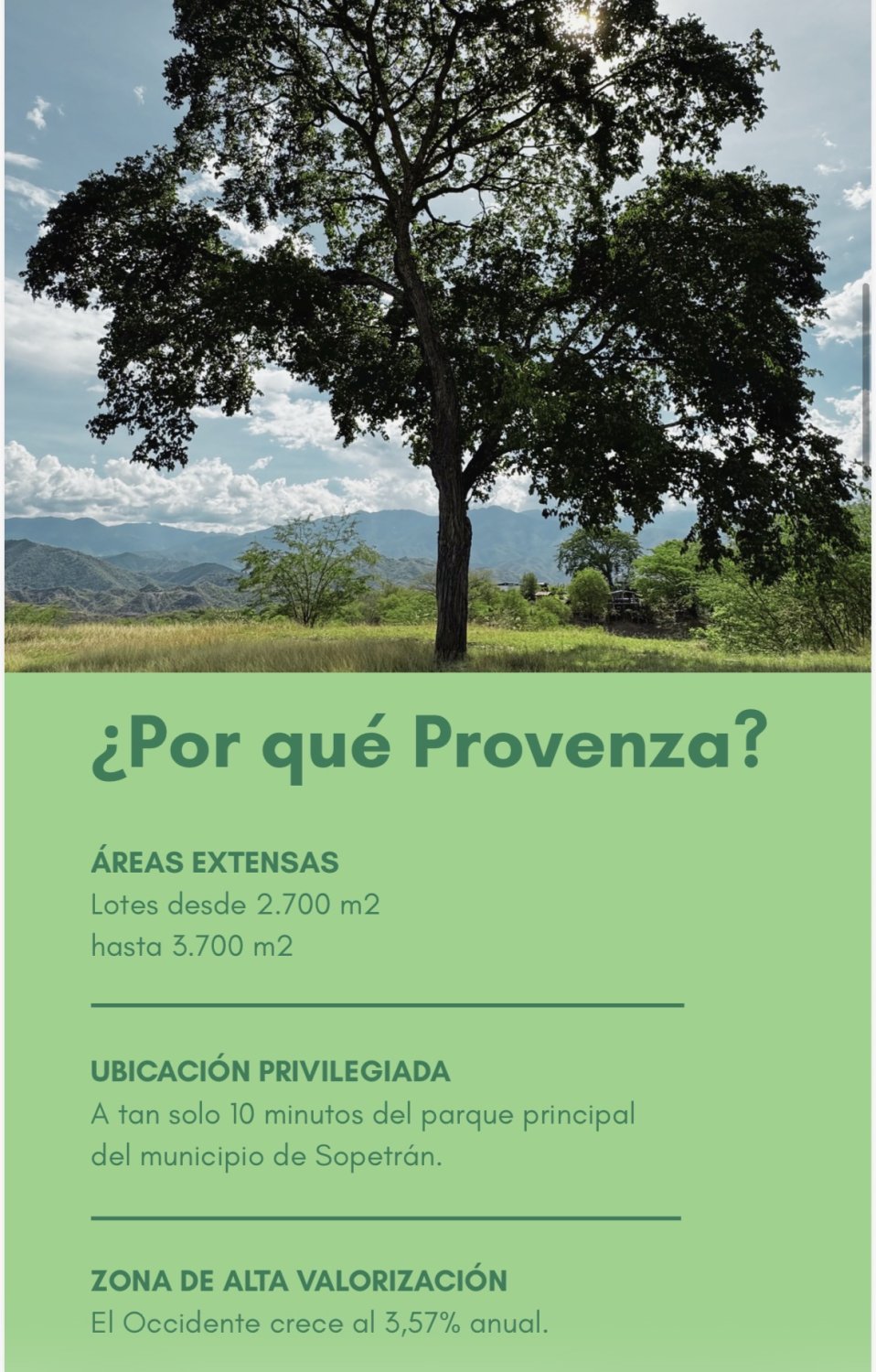 Natura living (Proyecto lotes )  — 2
