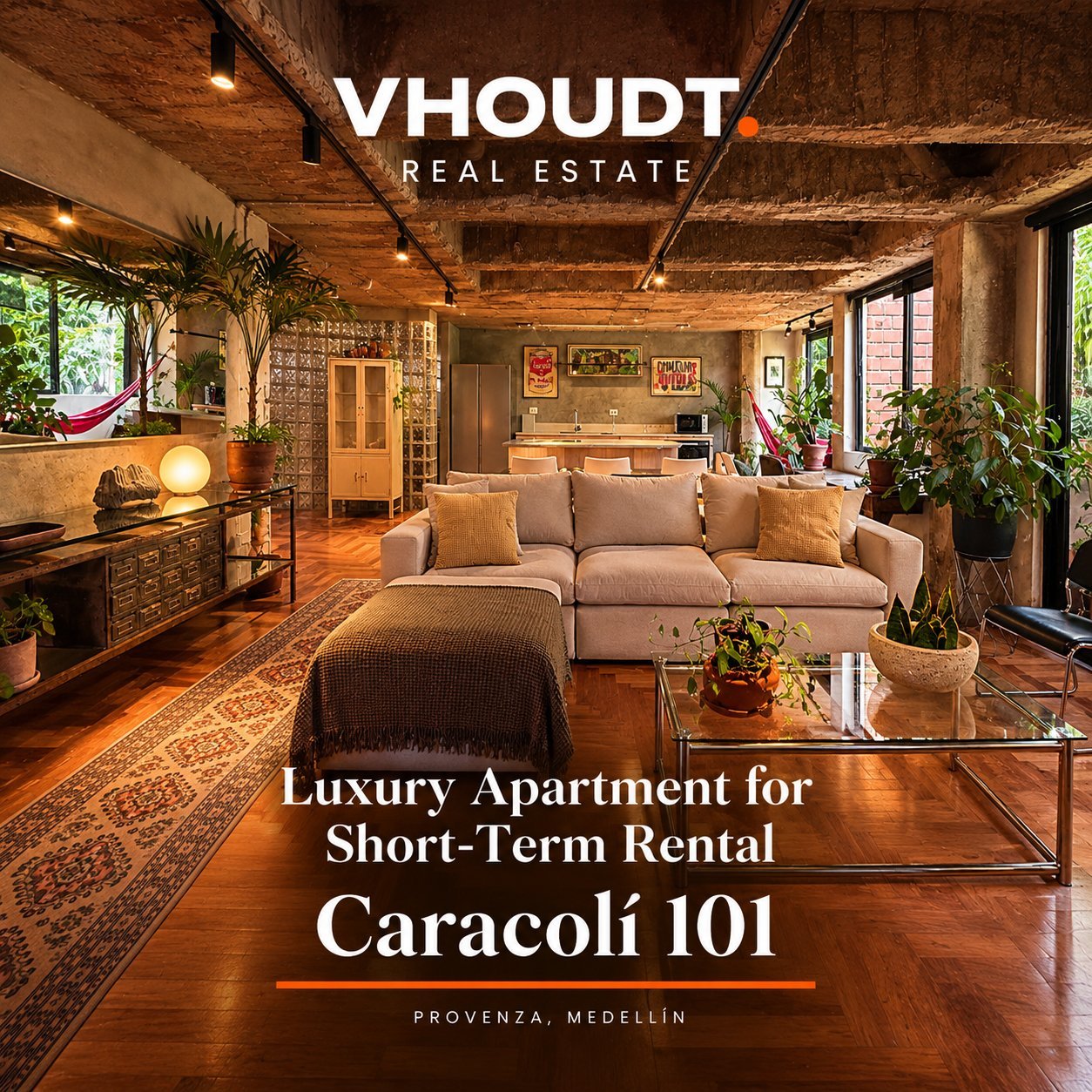 Luxury Apartment for Short-Term Rental – Caracolí 101, Provenza