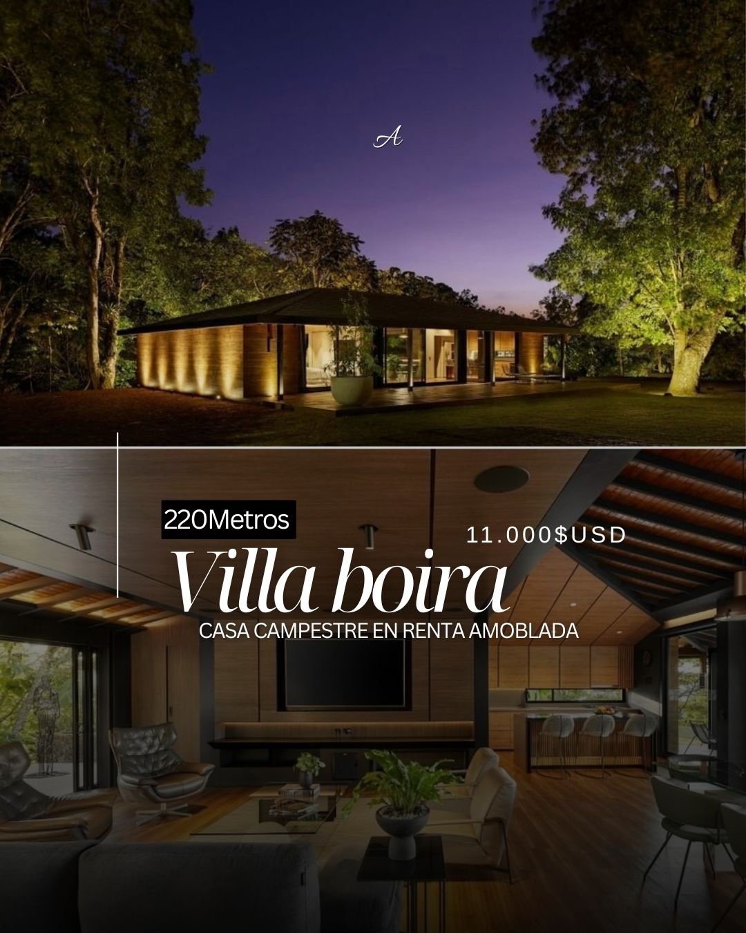 Exclusiva casa de un solo nivel en Renta amoblado  — 1