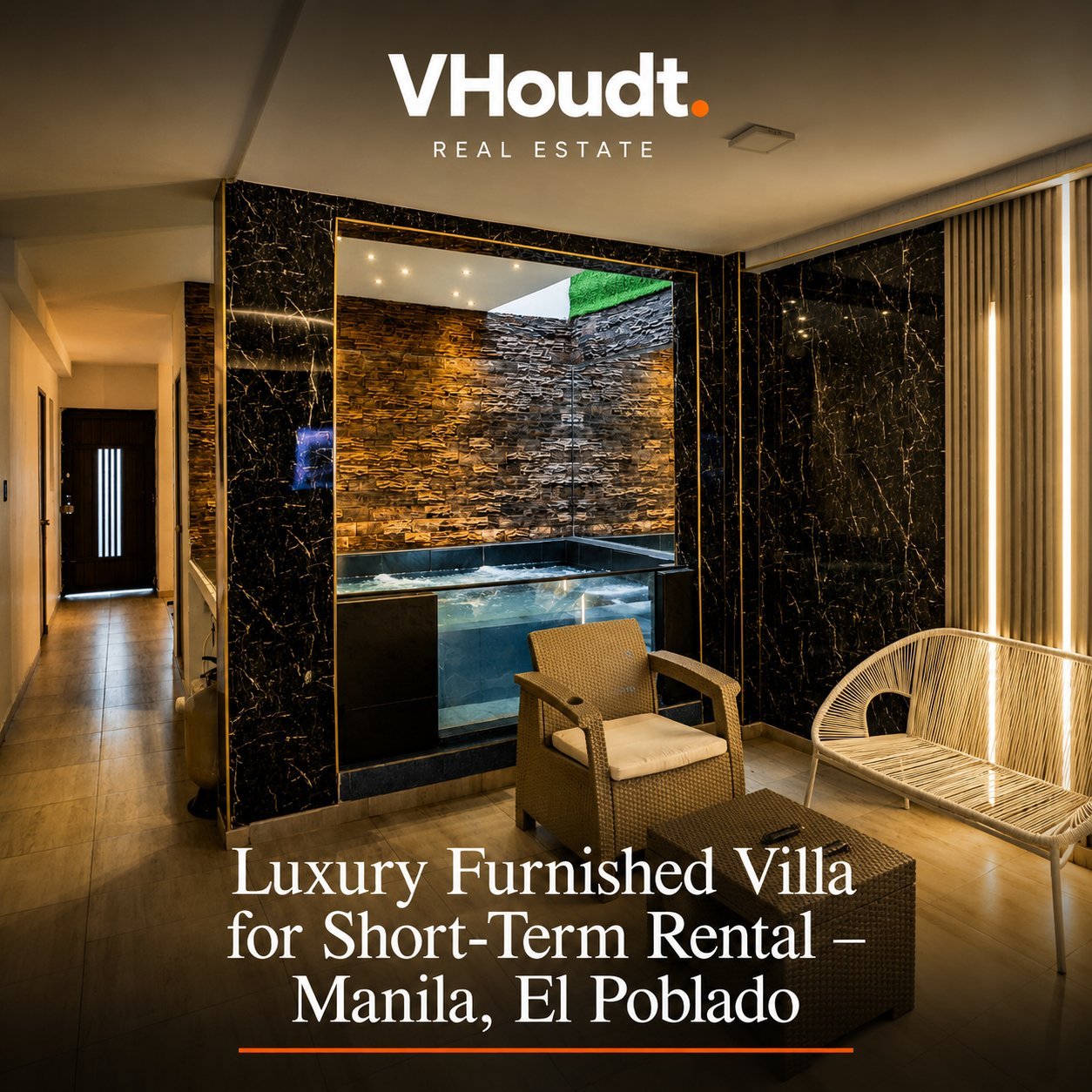 Luxury Furnished Villa for Short-Term Rental – Manila, El Poblado