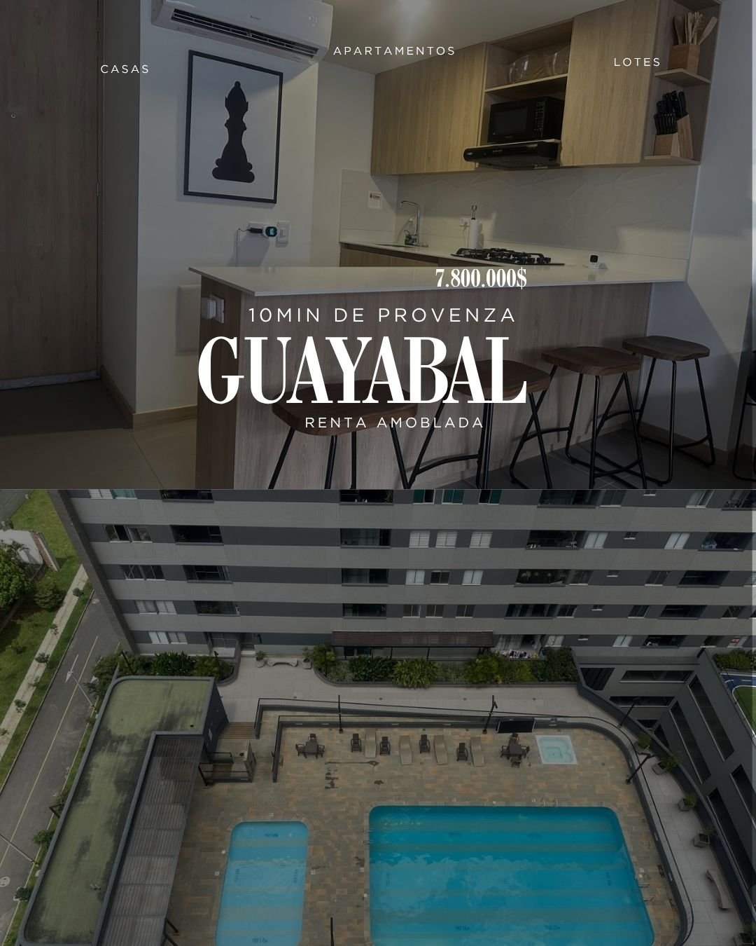 Apartamento completamente amoblado en La Guayabal  — 1
