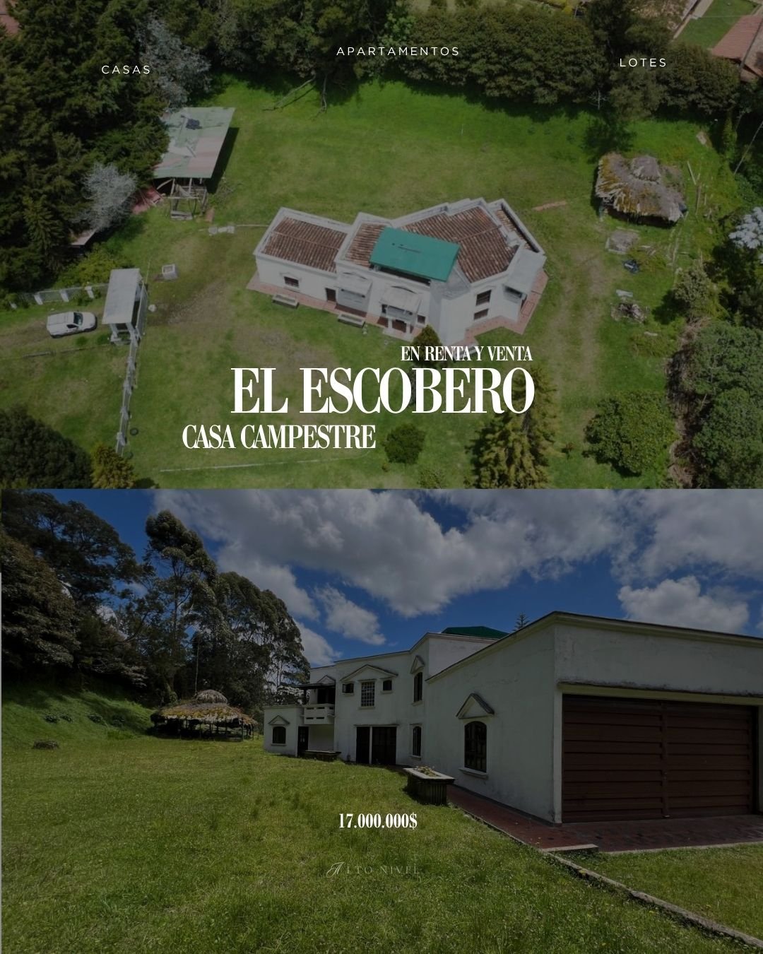 Gran casa campestre independiente para uso comercial o vivienda en el escobero  - Image 1