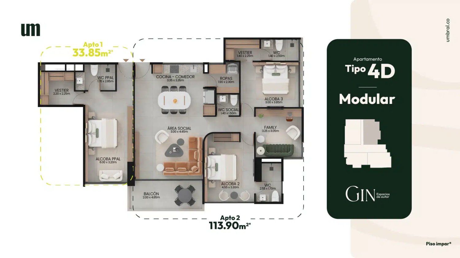 mede Gin Proyecto sobre planos  - Image 5