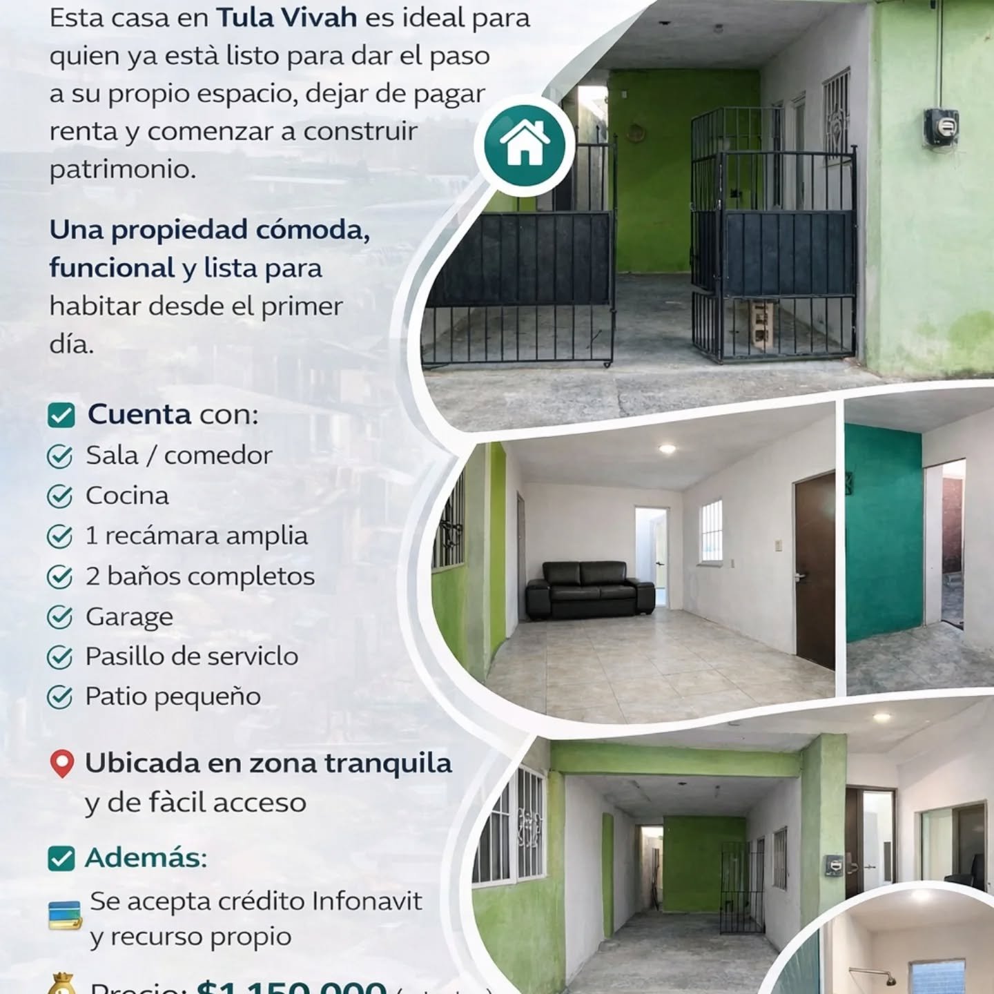 Casa Funcional en Tula Vivah - Image 1