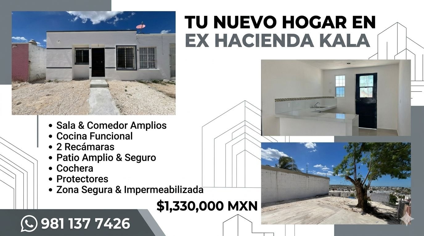 Casa Moderna en Ex Hacienda Kala - Image 1