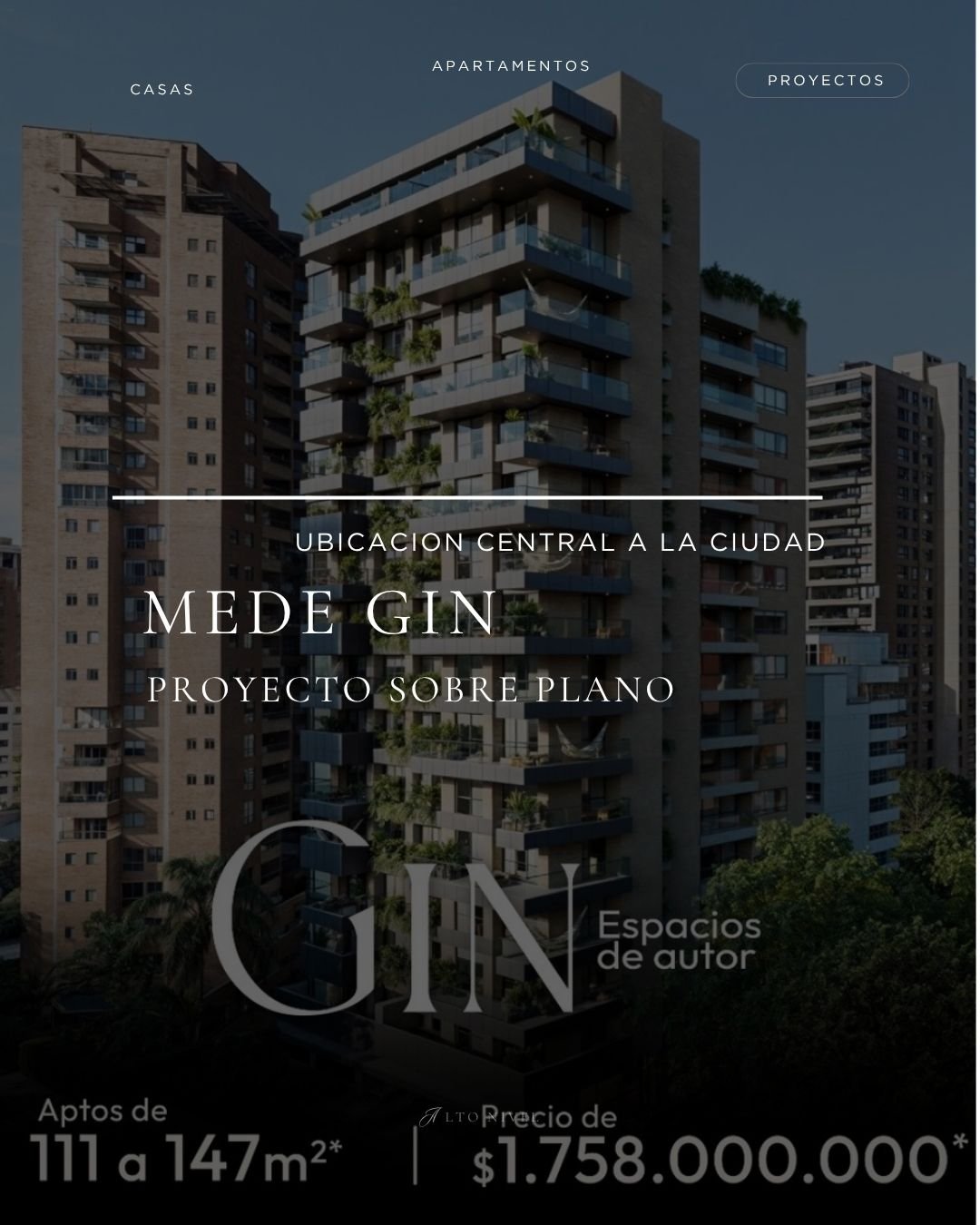 mede Gin Proyecto sobre planos  - Image 1