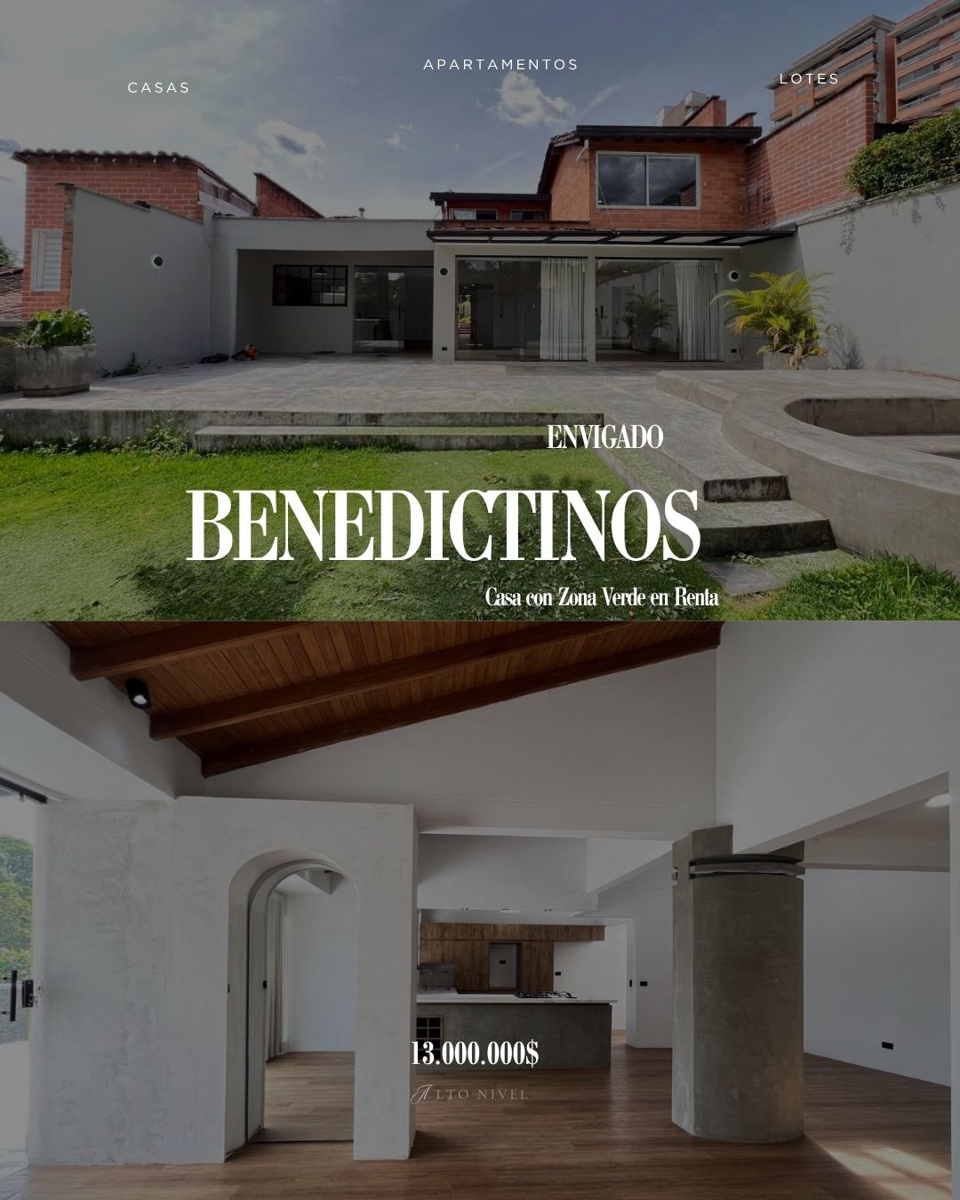 Casa campestre en Renta tradicional en el sector de Envigado 