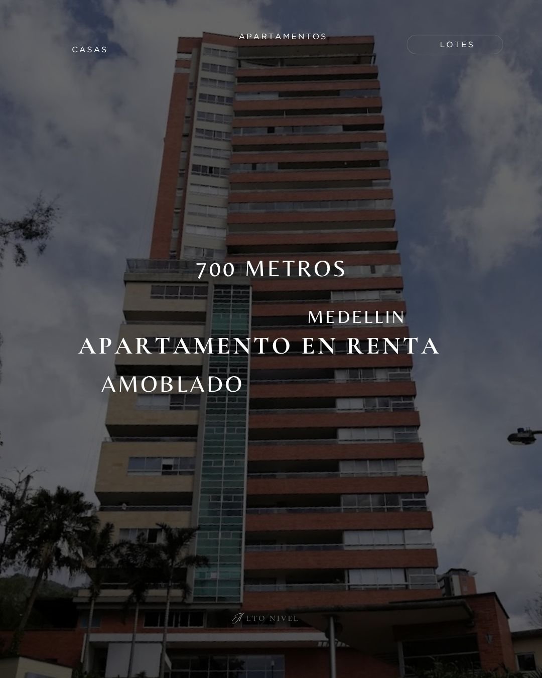 Exclusivo Apartamento de 700 metros en Renta Amoblada  - Image 1