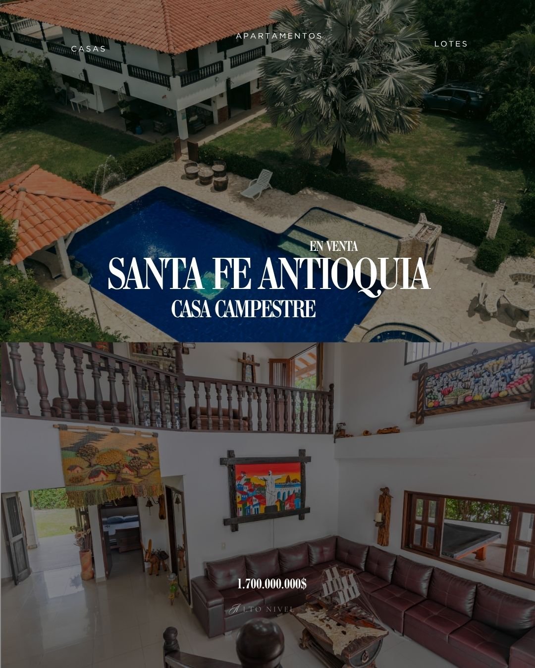 Casa campestre de descanso en Santa Fe Antioquia en Venta y Rentas cortas  - Image 1