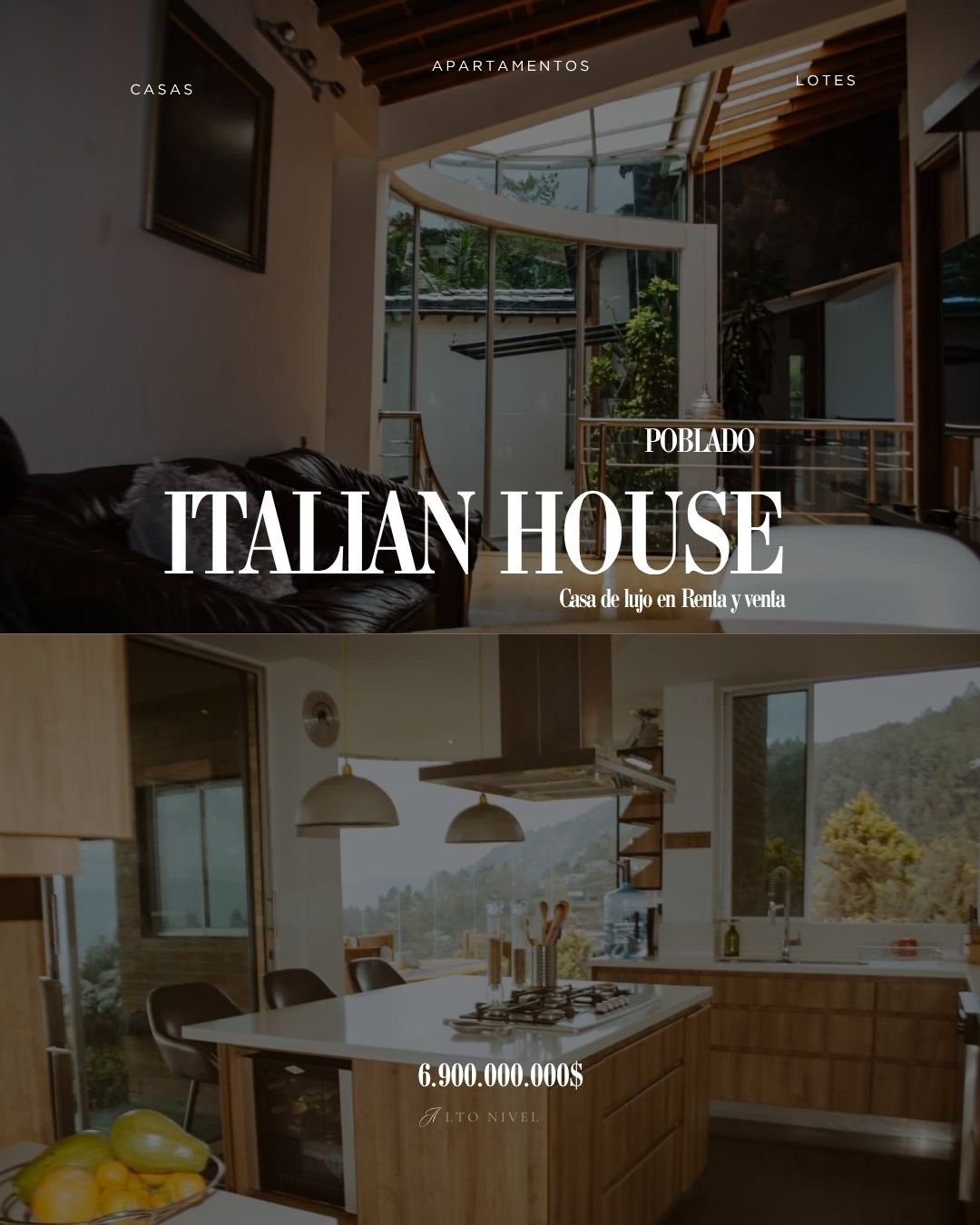 Exclusiva casa en Renta y venta en las palmas con vista panorámica a todo Medellín 