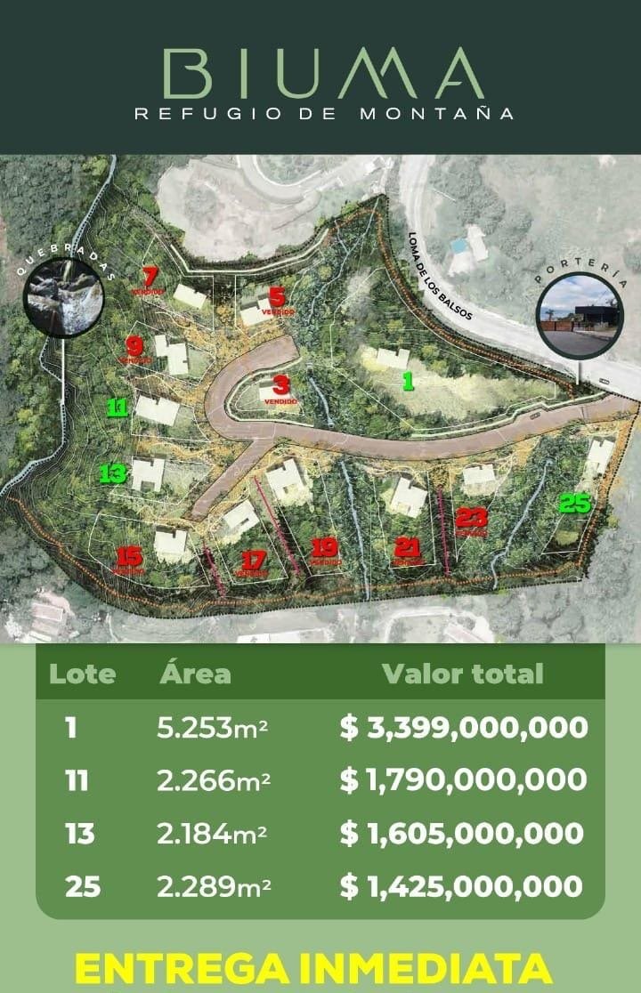 Exclusivo lotes con vista panorámica a Medellín en venta  - Image 1