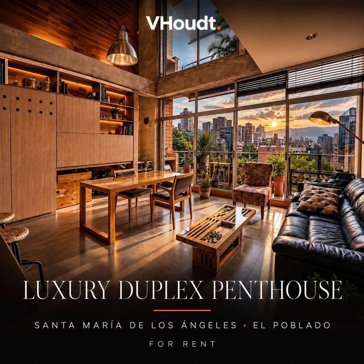 Luxury Duplex Penthouse for Rent – Santa María de los Ángeles, El Poblado