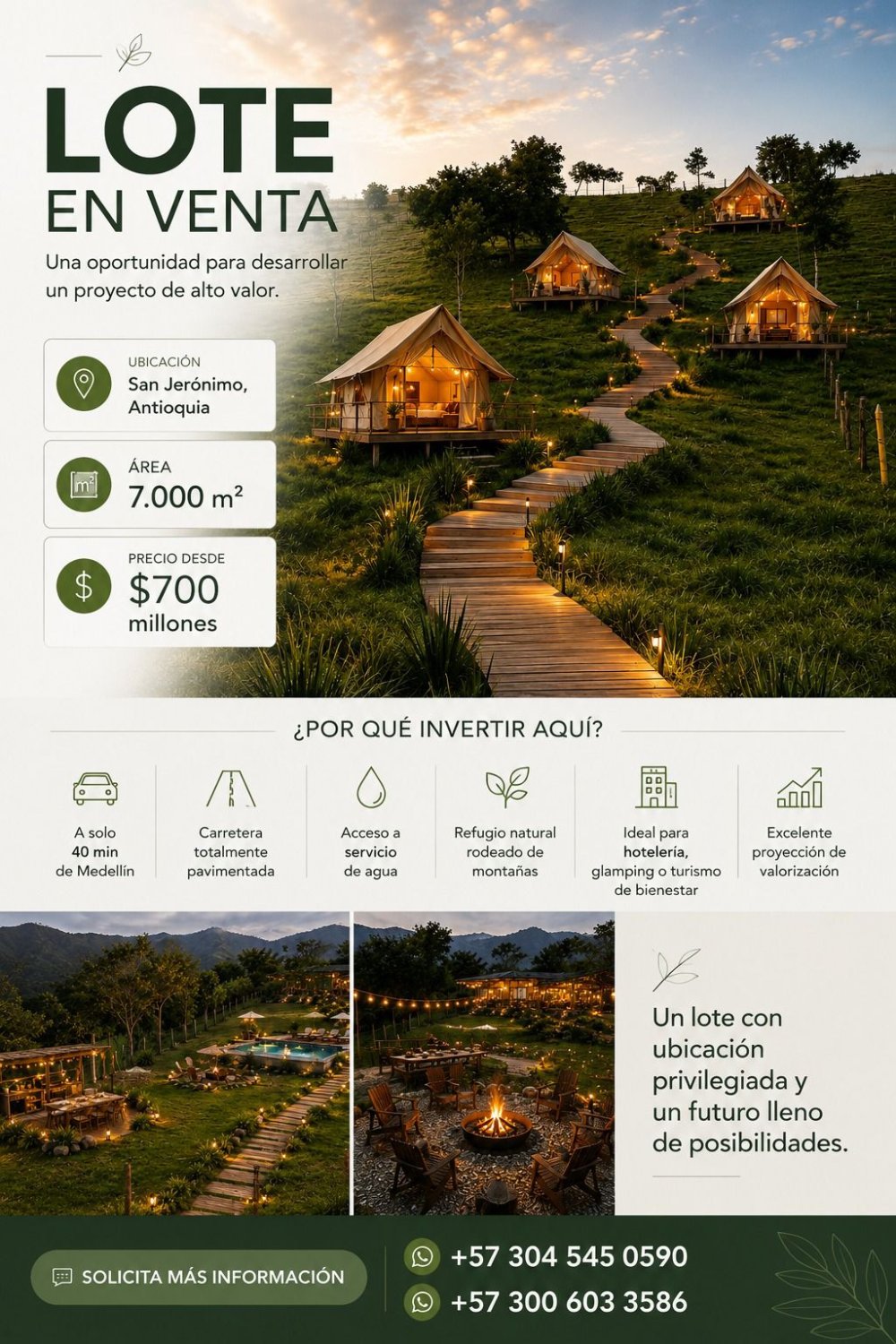 Turnkey Development Land for Sale – San Jerónimo, Antioquia