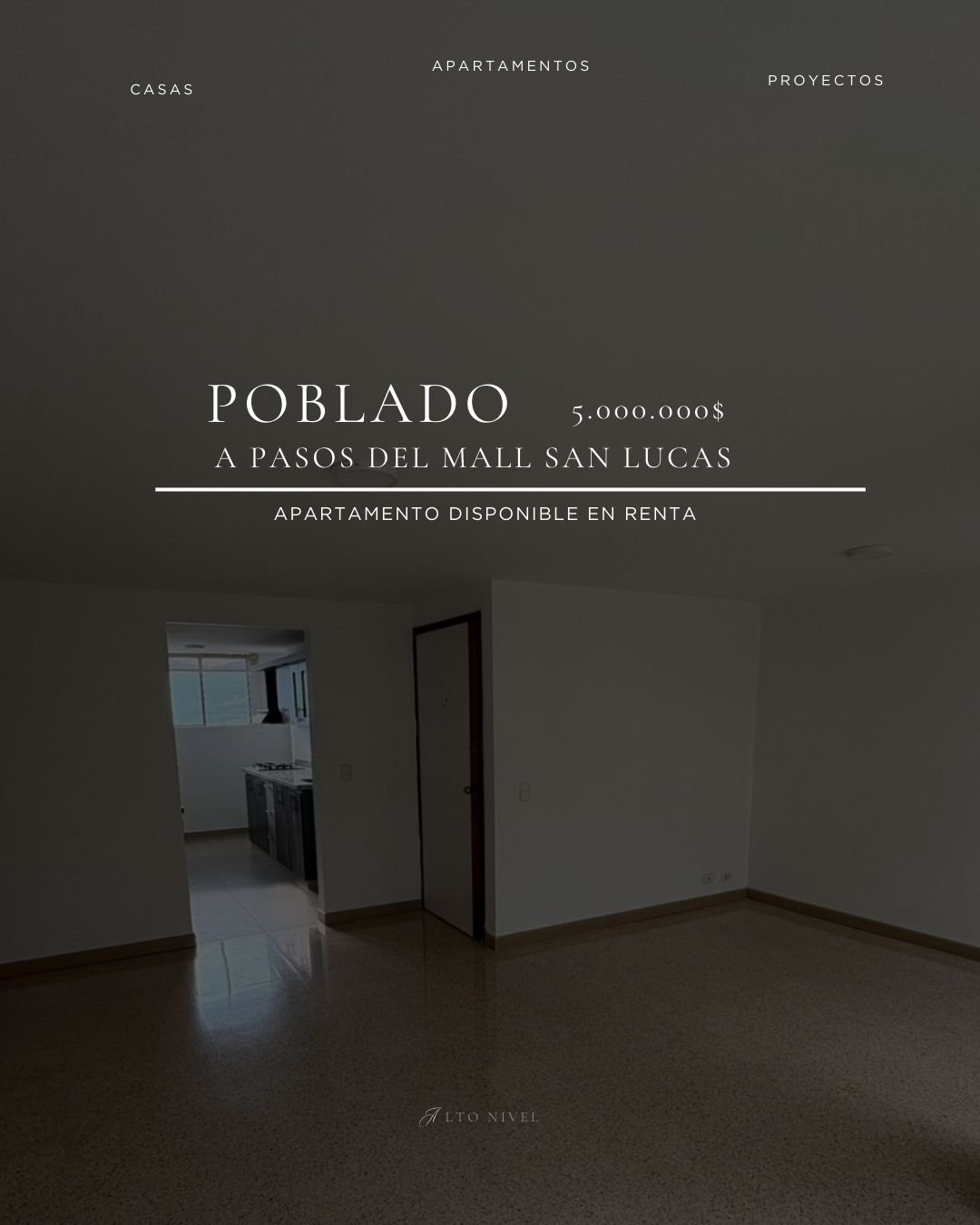 Se renta clásico apartamento en el poblado san lucas  - Image 1