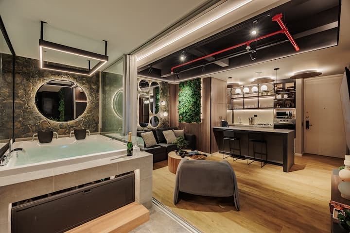 Exclusivo Apartamento amoblado con Jacuzzi 
