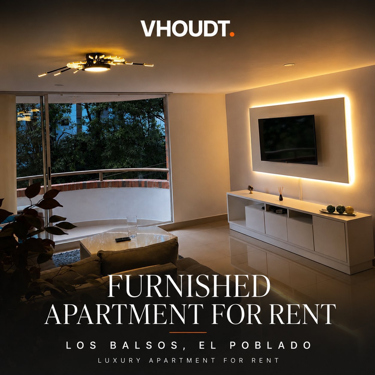 Furnished Apartment for Rent – Los Balsos, El Poblado