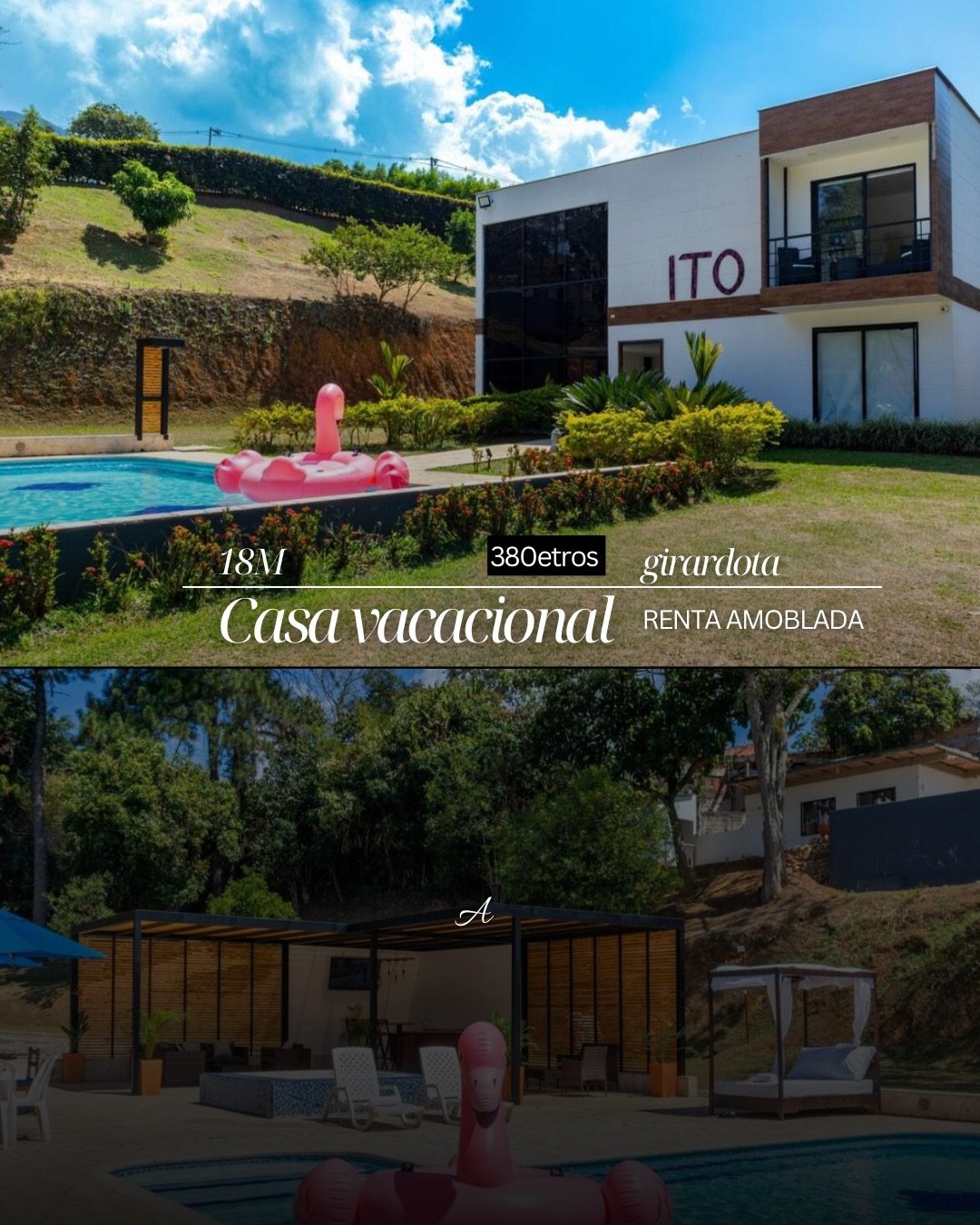 Exclusiva casa de campo con zonas Húmedas en RentasPor noches y Meses  — 1