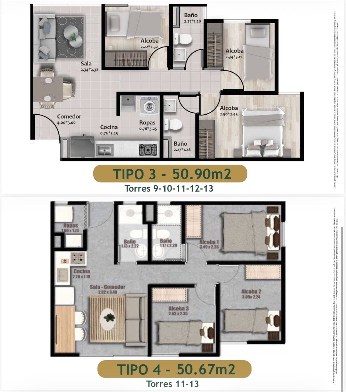 Apartamentos vís Disponibles en Venta (Sabaneta) — 6