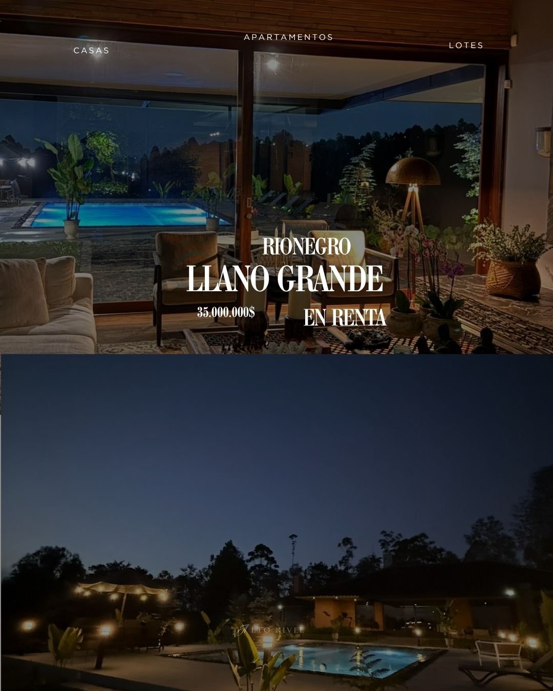Exclusiva casa con amplio lote en Renta y Venta en Llano Grande  - Image 1