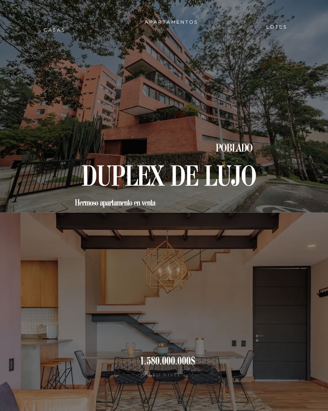 Exclusivo Duplex en Venta en el Sector del Poblado (San Lucas)
