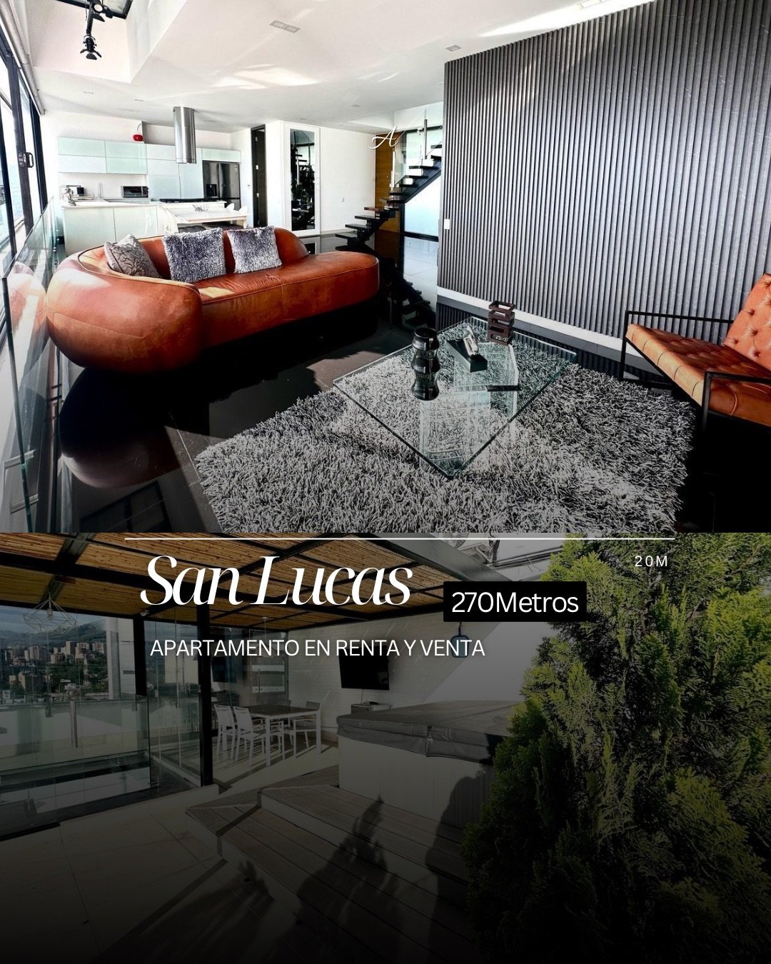 Exclusivo apartamento duplex con terraza y vista a la ciudad y jacuzzi en renta y venta  — 1