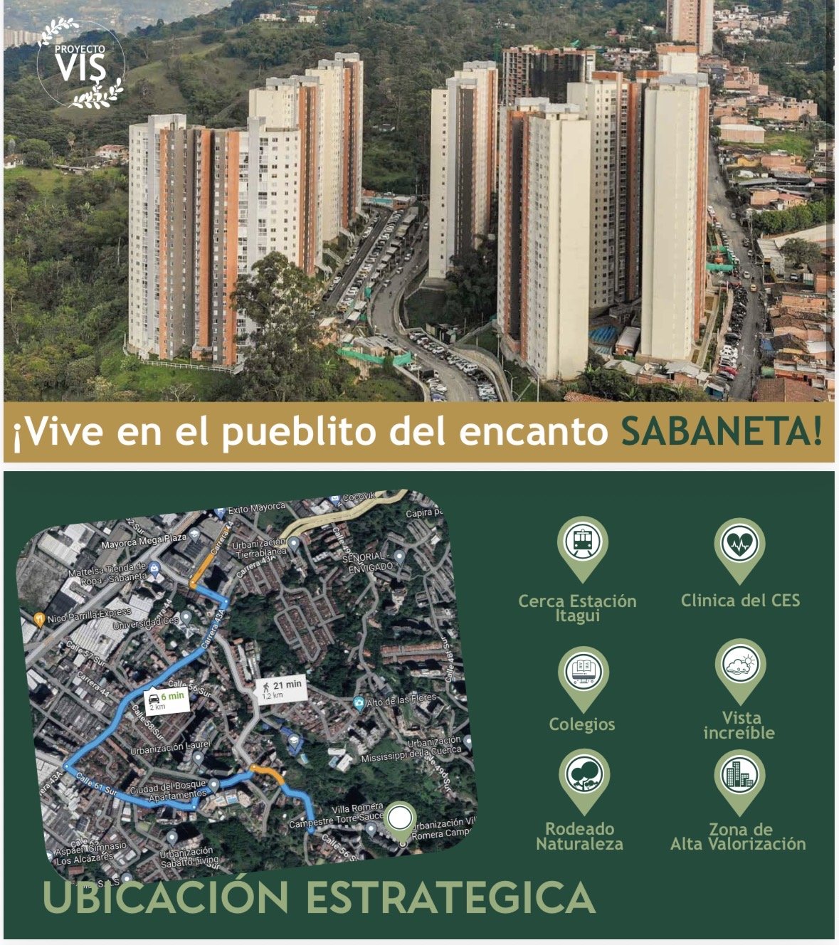Apartamentos vís Disponibles en Venta (Sabaneta) — 3