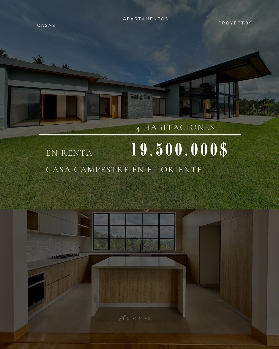 Hermosa Casa Campestre en Renta Poblado  - Image 1