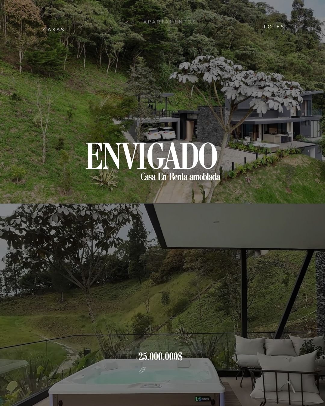 Exclusiva casa Campestre en Renta amoblada con Jacuzzi privado 