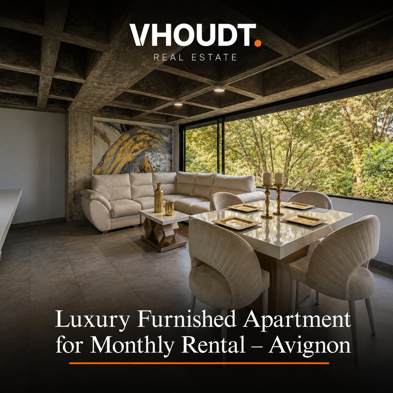 Luxury Furnished Apartment for Monthly Rental – Avignon