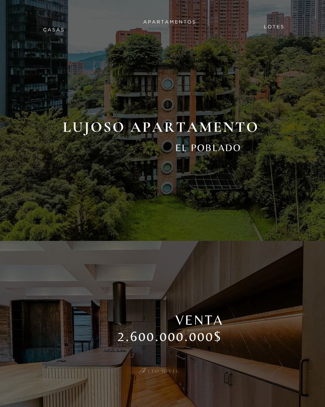 Exclusivo apartamento de lujo tipo Boutique en el poblado en Venta  - Image 1