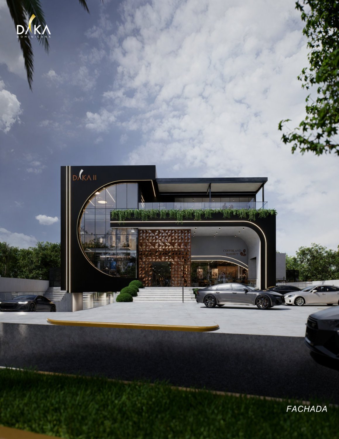 Plaza Daka II, en el corazón de la ciudad de la vega.