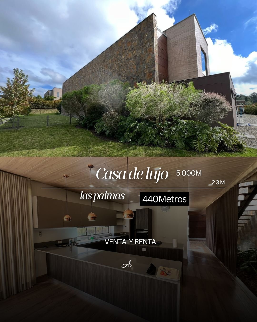 Exclusiva casa campestre en Renta y venta en las palmas  — 1