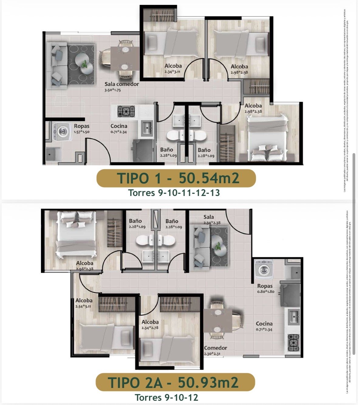 Apartamentos vís Disponibles en Venta (Sabaneta) — 5