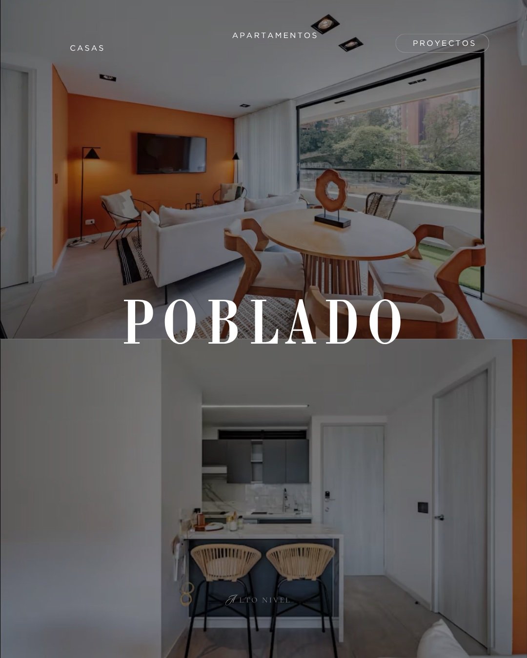 Moderno apartamento en el poblado 
