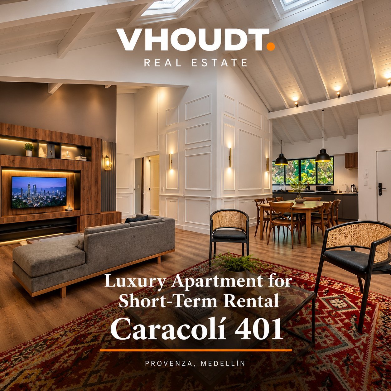 Luxury Apartment for Short-Term Rental – Caracolí 401, Provenza