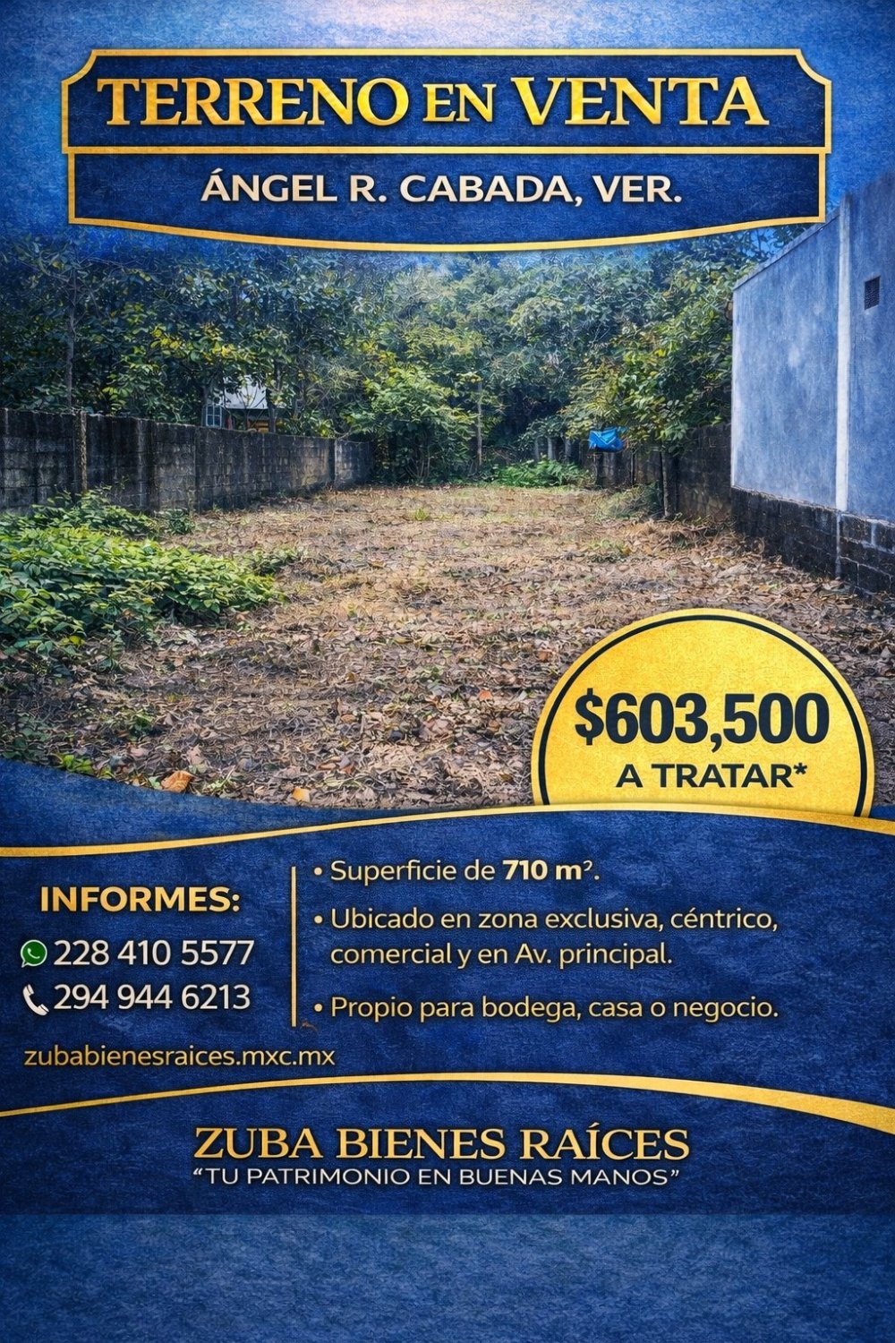 Terreno en Venta en Centro de Ángel R. Cabada - Image 1