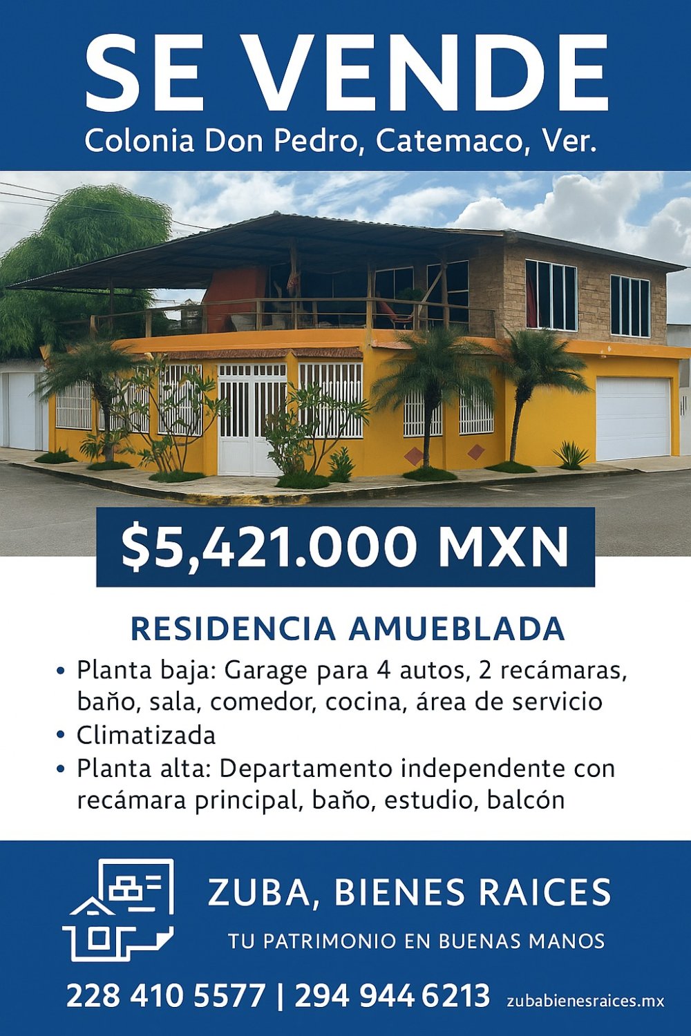 Residencia Moderna en Catemaco, Ver.